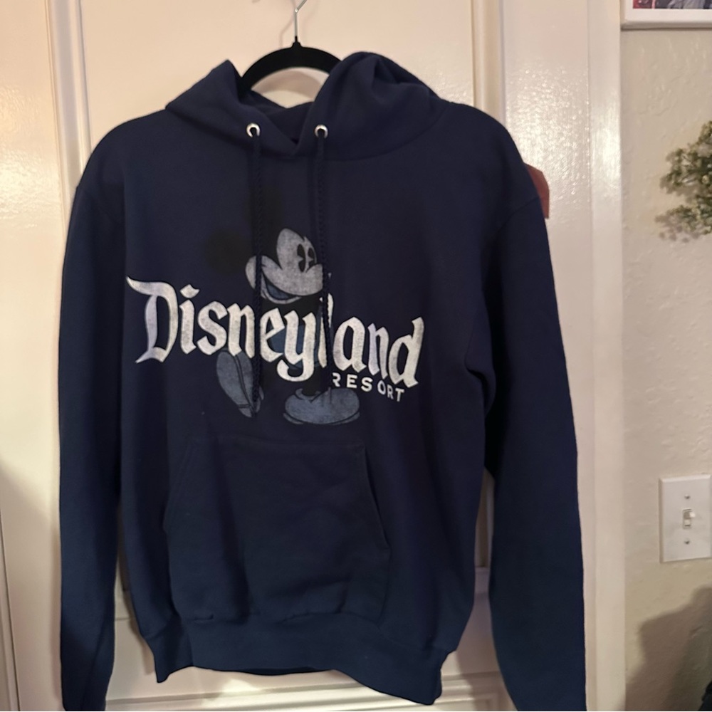 Hanes Dark Blue Disneyland Resort Women's Hoodie - Picture 3 of 4
